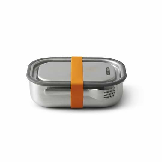 Orange lunch box stainless steel