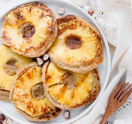 Pancakes vegan à l’Ananas 