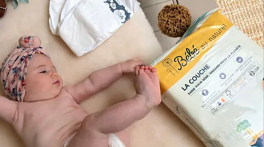 Discover Bébé au Naturel’s sustainable, made in France and non-toxic diapers.
