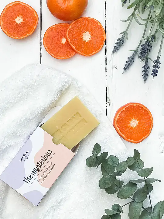 Cold Saponified Soothing Soap Tangerine & Lavender