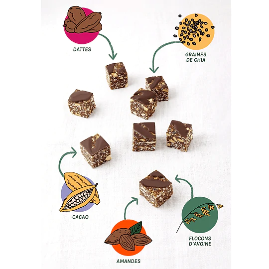 Baghera Cubes Dates Almonds Choco Oats