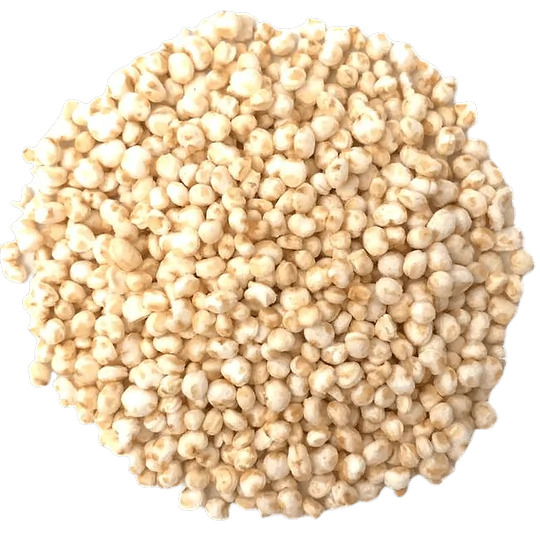 Gepofte quinoa in bulk