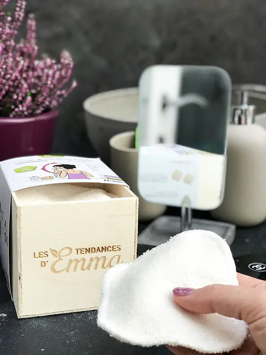 Washable Square Make-up Removers Bamboo