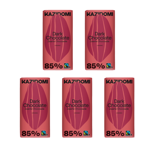 Pack x5 Chocolat Noir 85% Équitable