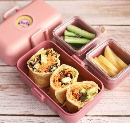 Bento wrap houmous et concombre