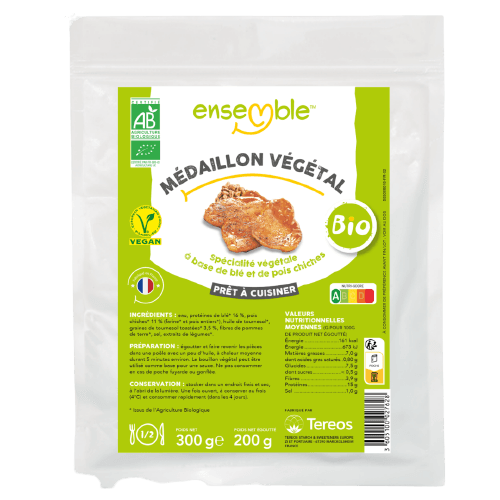 "Medaillon" Plant-based meat substitute Organic