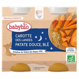 French Sweet Potato Carrot & Wheat + 6 months Organic
