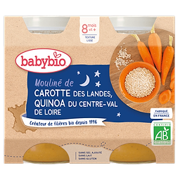 Mouliné Carotte des Landes & Quinoa + 8 mois