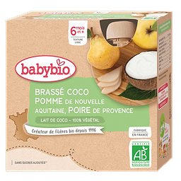 Brassé Végétal Coco Pomme & Poire + 6 mois