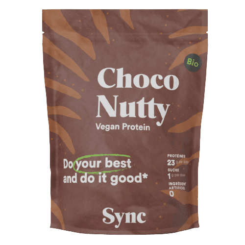Poudre Protéinée Vegan Choco Nutty (77% Protéine)