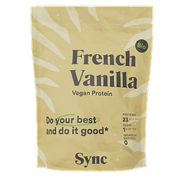 French Vanilla Vegan Protein Powder Organic