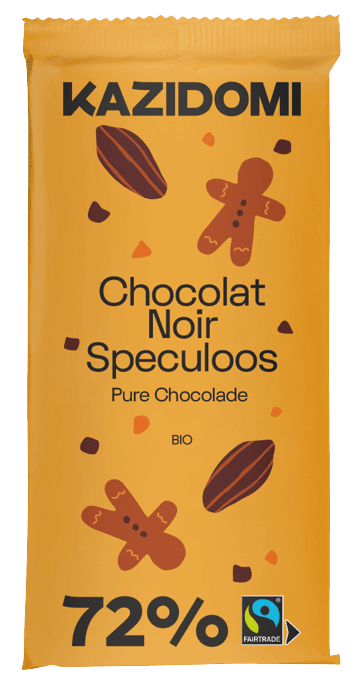 Chocolat Noir 72% Speculoos