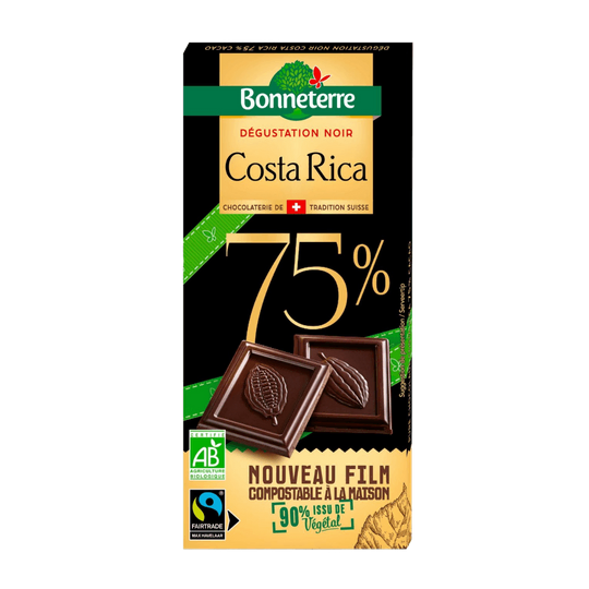 Chocolat Noir Costa Rica 75%