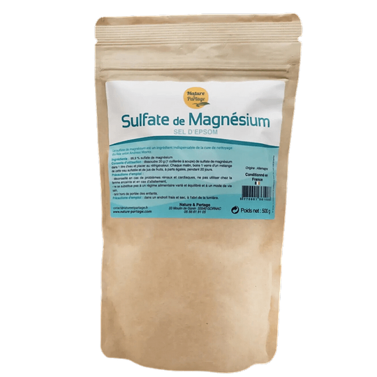 Magnesium sulphate (Epsom salt)