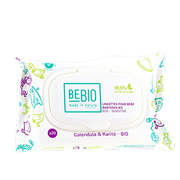 Lightly scented wipes Travel size x20
