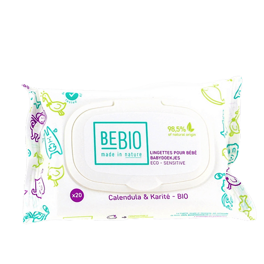 Lightly scented wipes Travel size x20