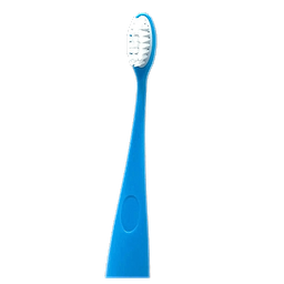 Refillable toothbrush for children in bioplastic - blue Organic