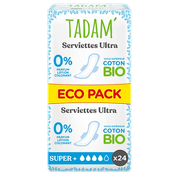 Serviettes Dermo-Sensitives Ecopacks Super +