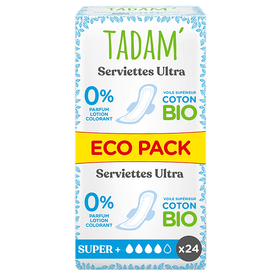Serviettes Dermo-Sensitives Ecopacks Super +