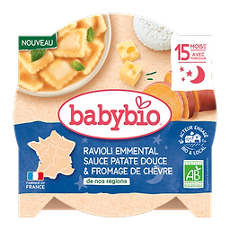 Ravioli Zoete Aardappel Geitenkaas vanaf 15 maanden