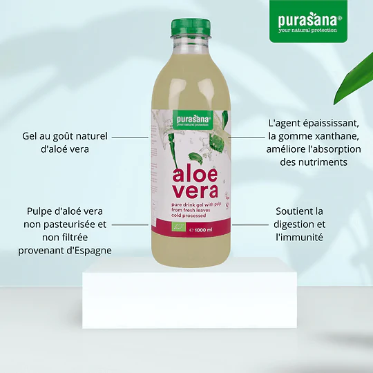Aloe Vera Drinking Gel With Pulp Organic