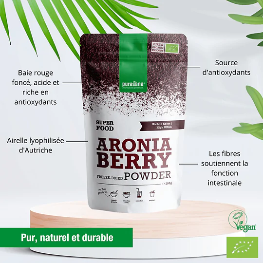 Vegan aronia powder bio Organic