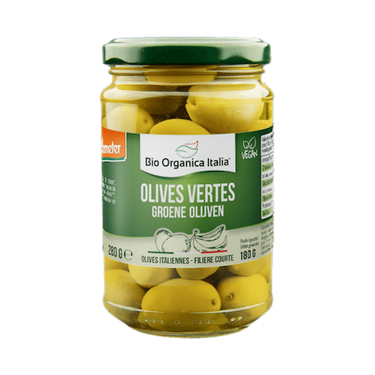 Whole Green Olives Natural