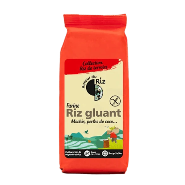 Farine de riz gluant 350g Autour du Riz |Kazidomi
