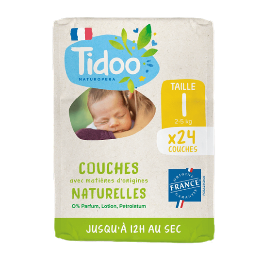 24 Diapers T1 2 to 5kg