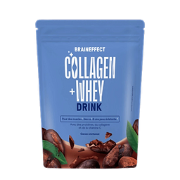 Poudre Protéinée Whey & Collagène Chocolat (70% Protéine)