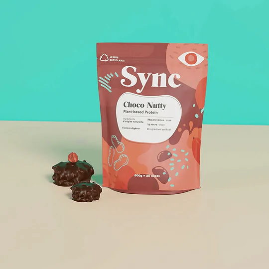 Poudre Protéinée Végétale Choco Nutty (77% Protéine) BIO