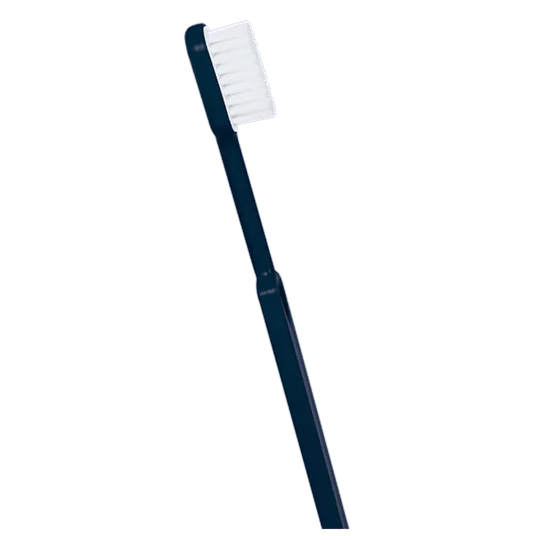 Soft bristle toothbrush made of bioplastic (Navy Blue) Organic