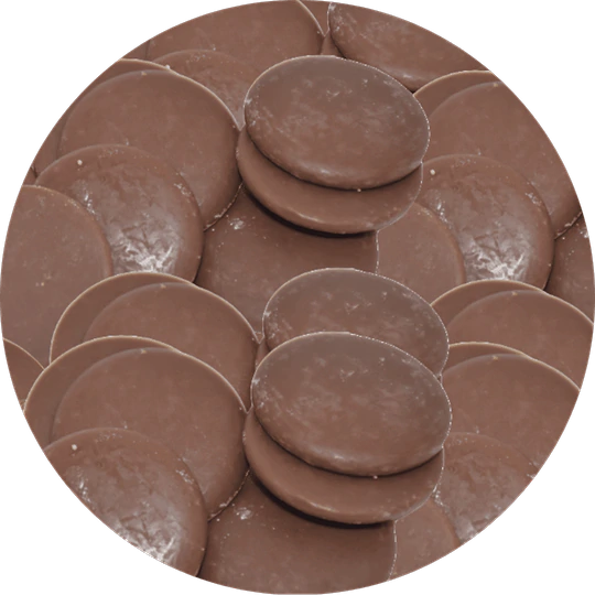 36% Milk Chocolate Discs in Bulk Organic