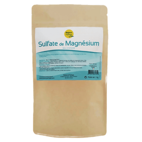 Magnesium sulphate (Epsom salt)