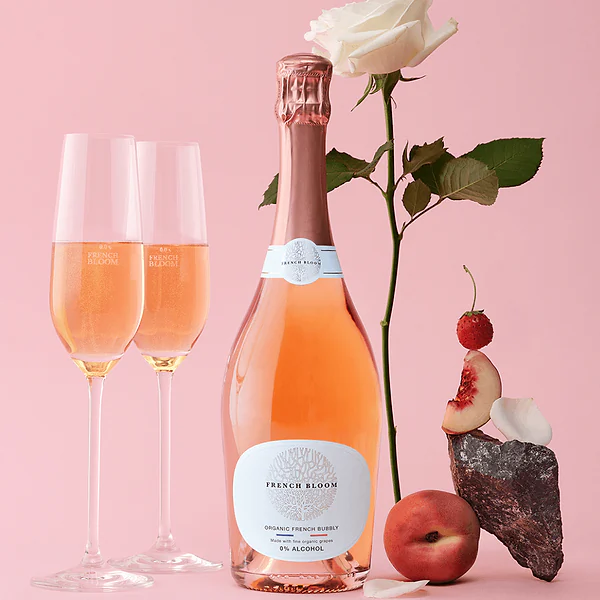 Sparkling Wine Rosé Alcohol Free Organic