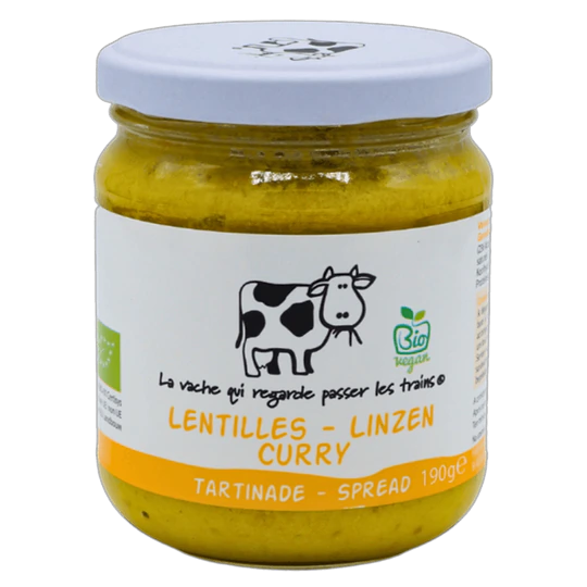 Tartinade Lentilles Curry Bio