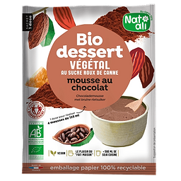 Vegan Chocolate Mousse Preparation Organic