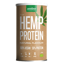 Vegan hemp protein powder naturel Organic
