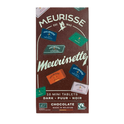 Selectie van pure chocolade Meurissettes