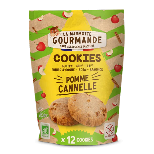 Cookies Pomme Cannelle Sans Allergène