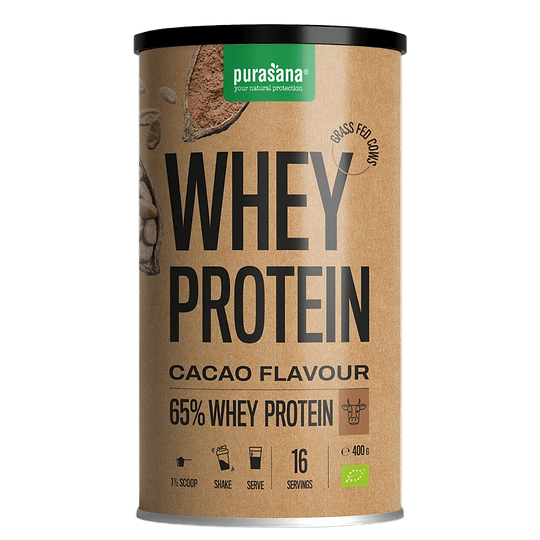 Poudre Protéinée Whey Chocolat (65% Protéine) BIO