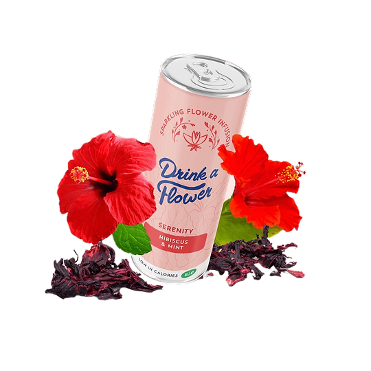 Sparkling Hibiscus Mint Drink Organic