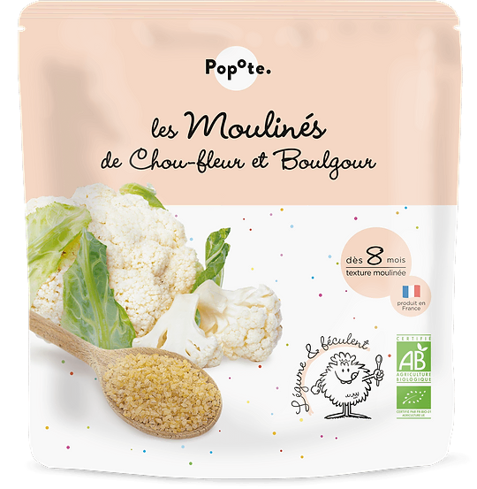 Les Moulinés Chou-fleur Boulgour dès 8 mois