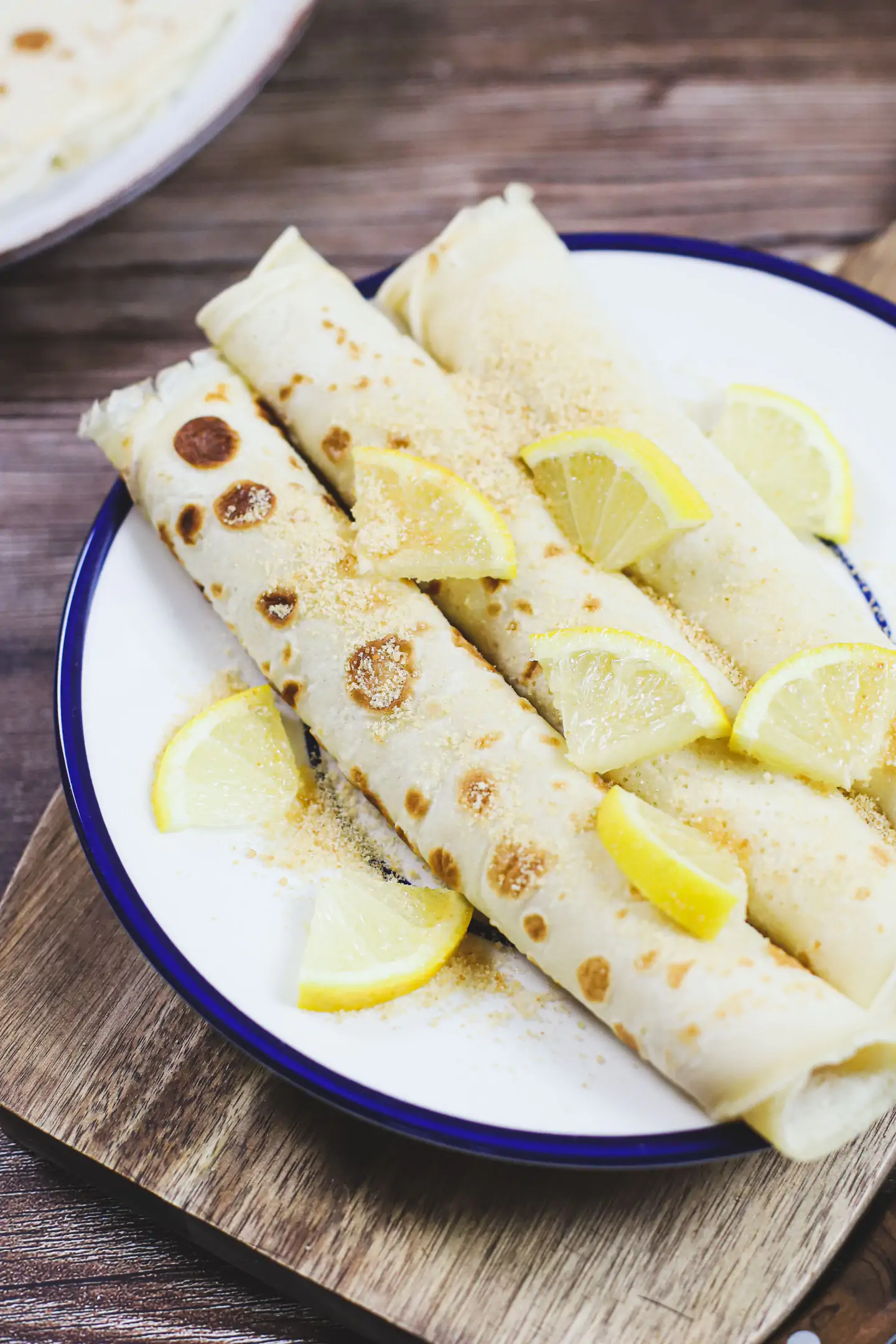 Crêpe sucre de coco et citron