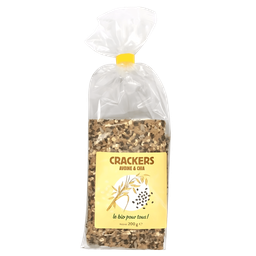 Organic Oat Chia Crackers