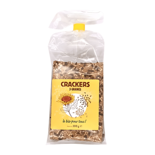 Organic 3 Seed Crackers