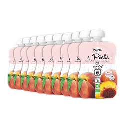 Food Pouch Peach Organic Organic