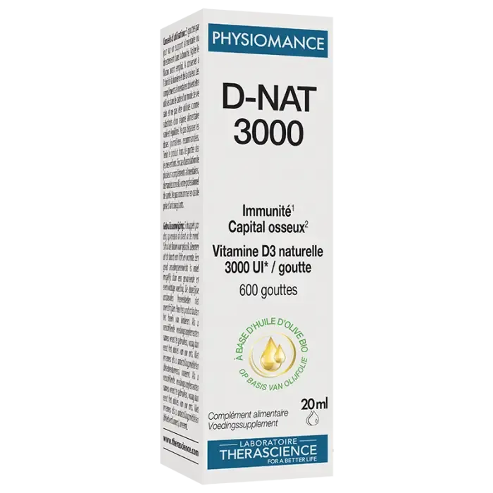 Physiomance Vitamine D D-NAT 3000 U.I. Gouttes