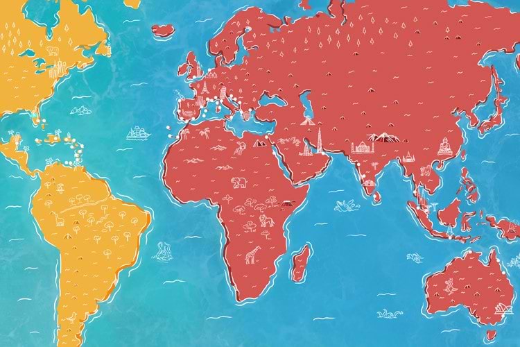 Transatlantic/Repositioning Map