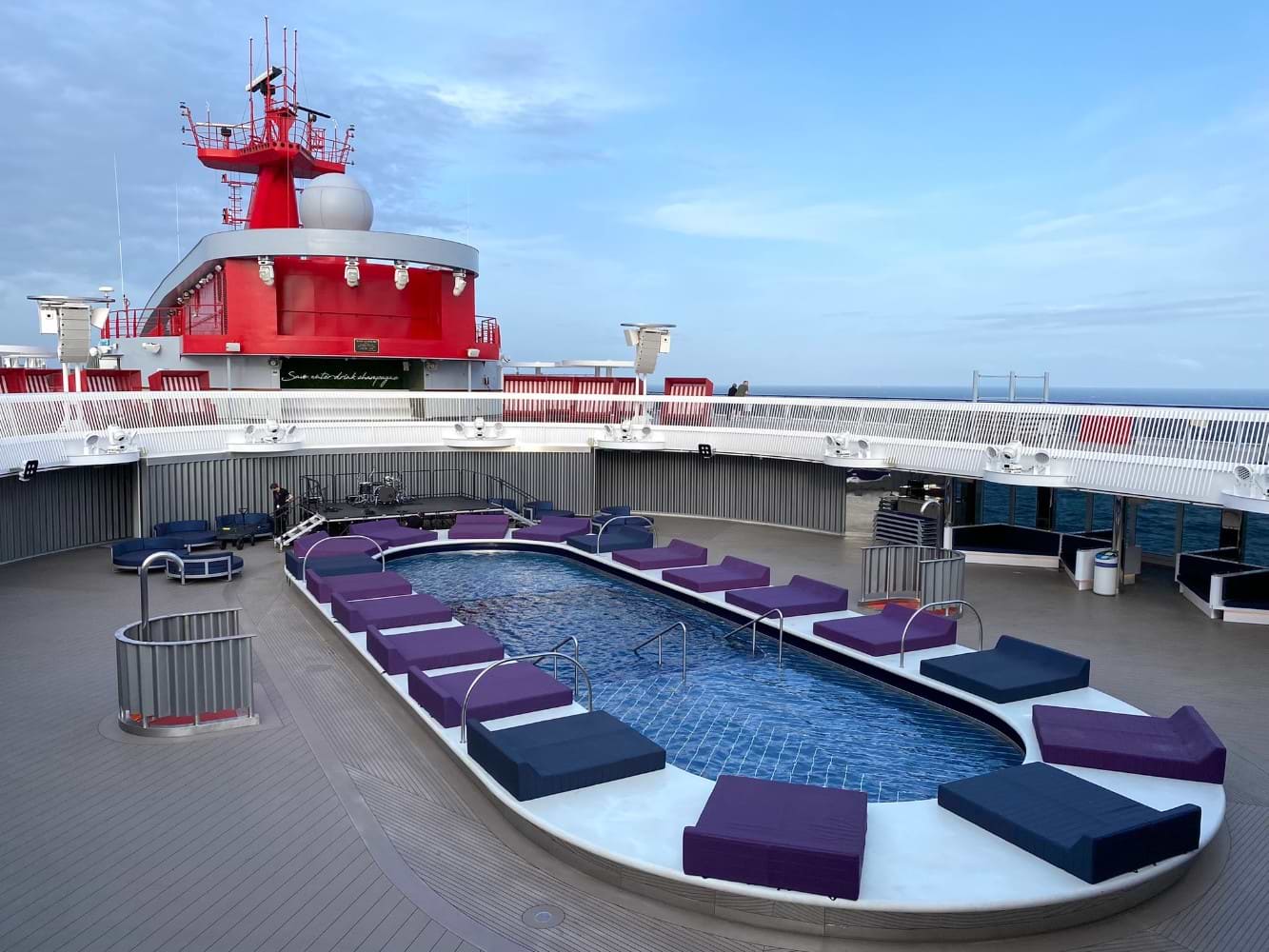 Pool Deck at Scarlet Lady